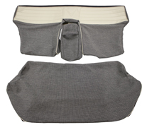 Cover Rear seat 120 4d 57-58 grey/black