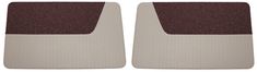 Door panels 444S-LS 56-57 red/grey