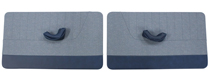 Door panel 444 Grey/blue LH & RH