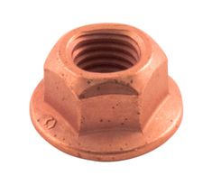 Nut M10-1,5x10 copper
