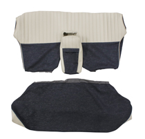 Cover Rear seat 120 4d 59-60 blue/silver