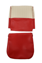 Cover Front seat 544 58-60 US red/beige