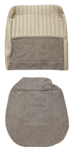Cover Front seat 120 4d 59-60 grey/white