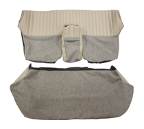 Cover Rear seat 120 4d 59-60 greywhite