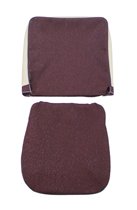 Cover Front seat 445 58-60 red/black