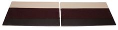 Door panel 445P-M 58-60 red/beige/black
