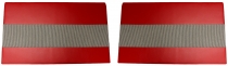 Door panel 445/210 58-62 red/greywhite