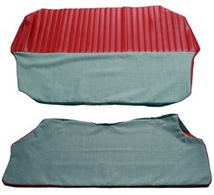 Cover Rear seat 544 58-60 red/grey Alt.2