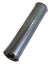 Muffler 2" round 125mm stainless