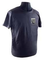T-shirt black 210 emblem