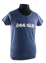 T-shirt woman blue 244 GLE emblem