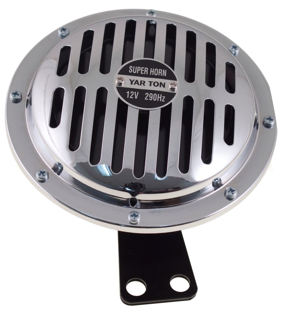 Horn 12V 150 mm universal chrome | Horn 164 1967-75 - Horn - El