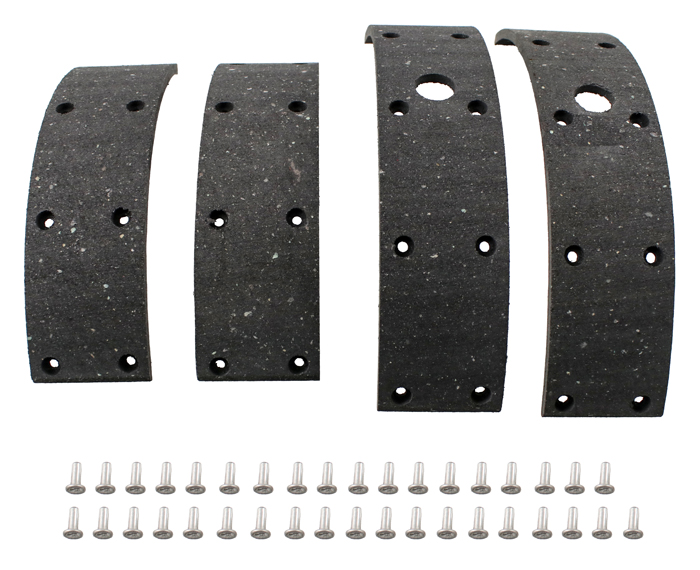 Brake lining set 444/445/544/Amazon 58 Rear wheel brake Amaz