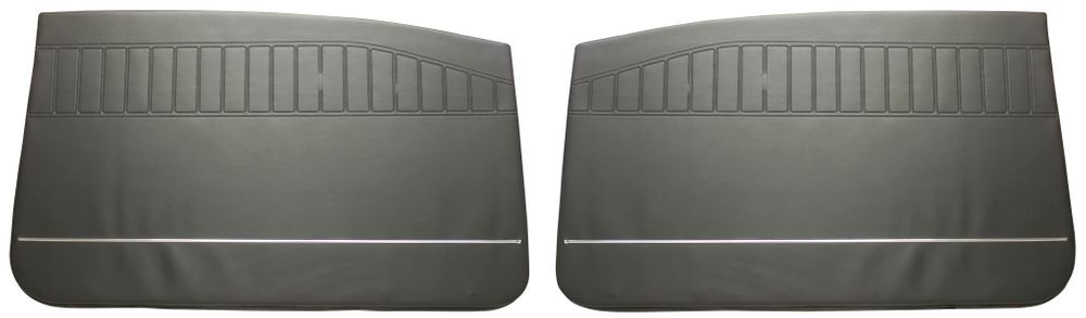Door panels 130 2d black w/o pocket