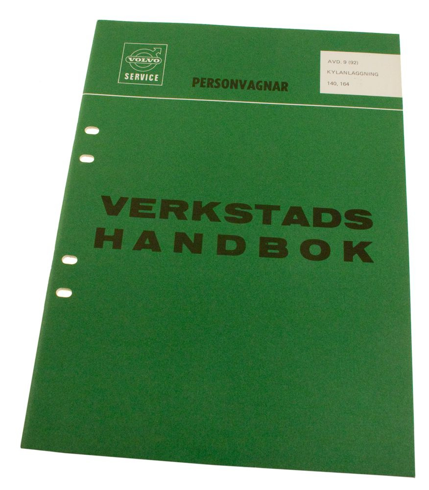 Workshop manual A/C 140/164 Swedish