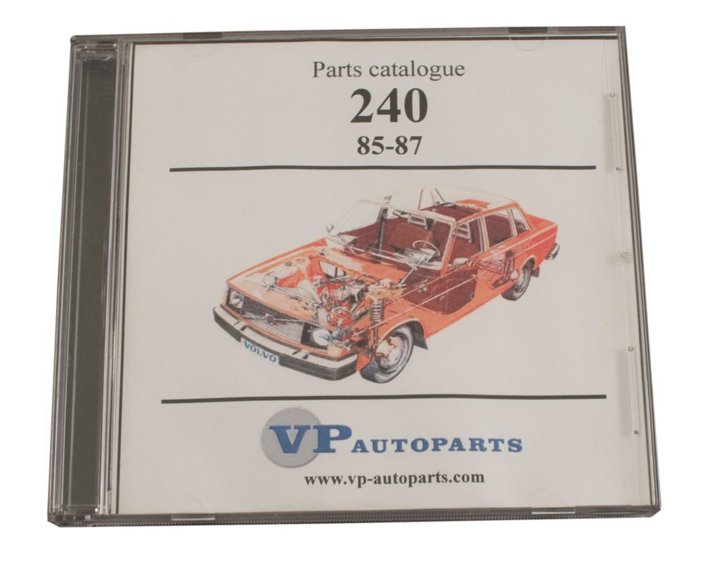 Parts catalogue 240 85-87 DVD