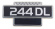 Emblem 244DL 1975 B20A