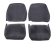 Upholstery front seat 240 86-93 Hi back