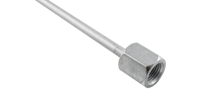 Brake line 240/260 LH rear 75-93