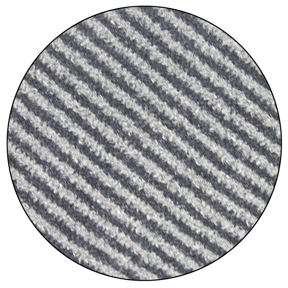 Fabric 240 black/grey striped.