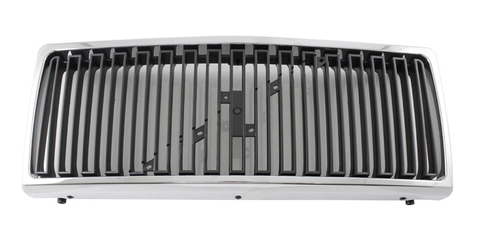 Grill 240 86- chrome/black w/o emblem