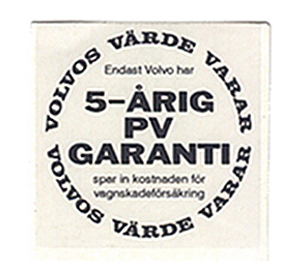 Decal Warrant B18/PV 544/P1800