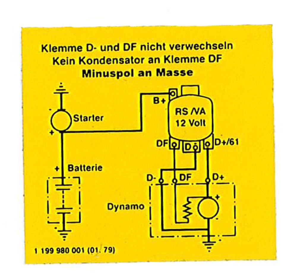 Decal charging relay 12V