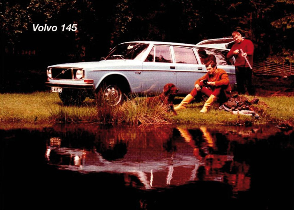 Post card  Volvo 145