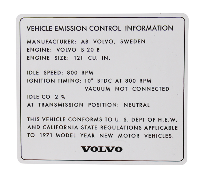 Decal emission control B20B