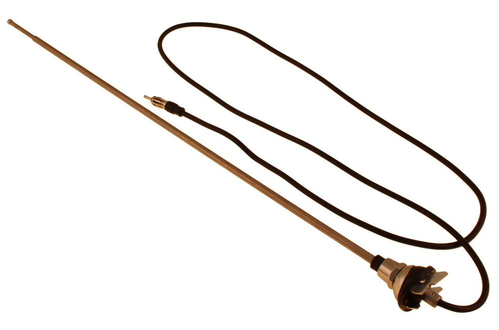 Antenna universal chrome