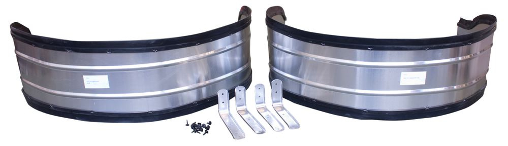 Splash plates Amazon rear aluminium