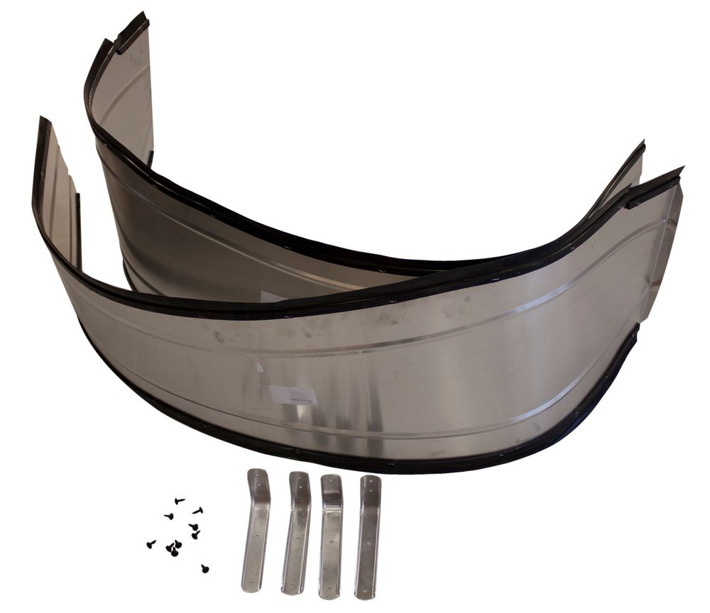 Splash plates PV/Duett aluminium front