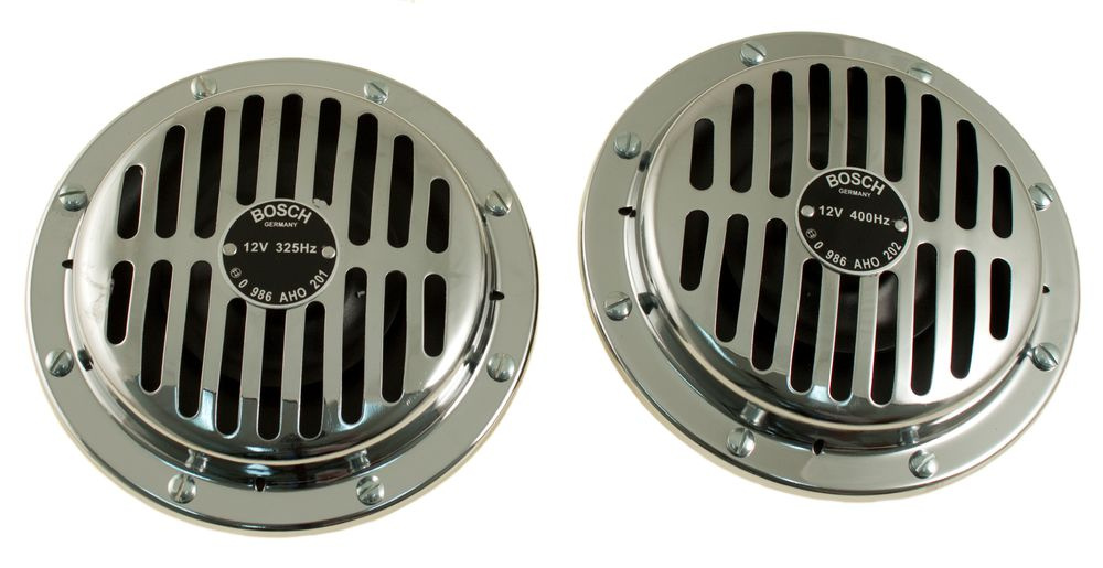 Horn 12 V Kit Bosch Chromed