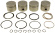 Piston kit with rings B20/B30 -73 0,030