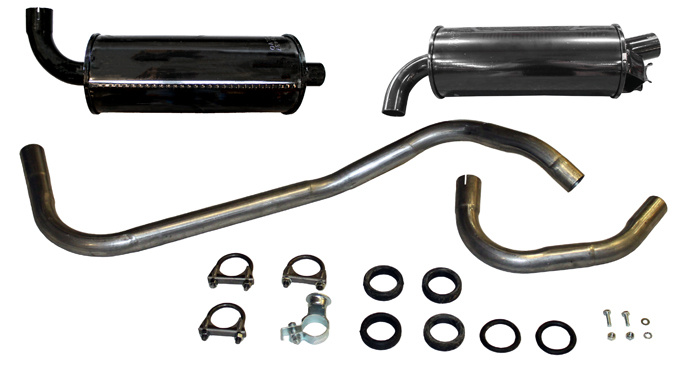 Exhaust system 140 67-73  B18/B20 A/B/D