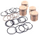 Piston kit with rings B16 0,020
