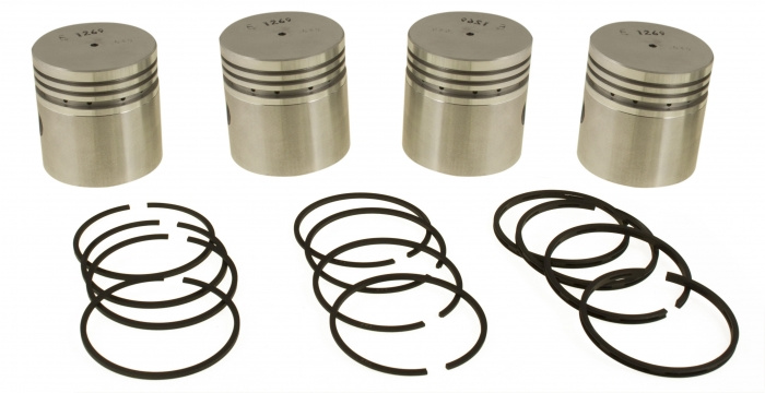 Piston kit with rings B4B 0,020