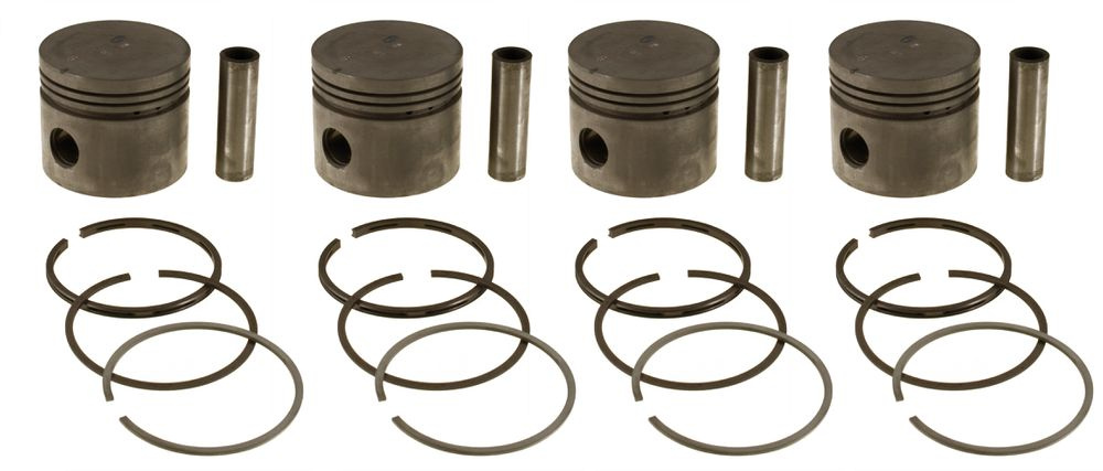Piston kit with rings Volvo B18 Std