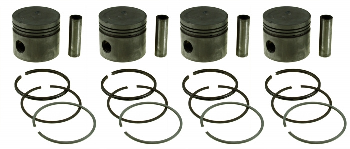 Piston kit with rings Volvo B18 0,020