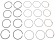 Piston ring kit B230/B234 85-98 standard Piston ring kit B230/B234 85-98 standard
