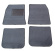 Accessory carpet kit Volvo 122 62-70Grey