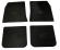 Accessory rubber mats 122 62-70 black