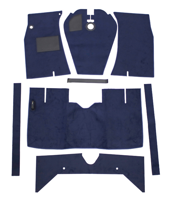 Carpet kit blue for Volvo 122 65-70 M/T