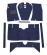 Carpet kit blue for Volvo 122 65-70 M/T