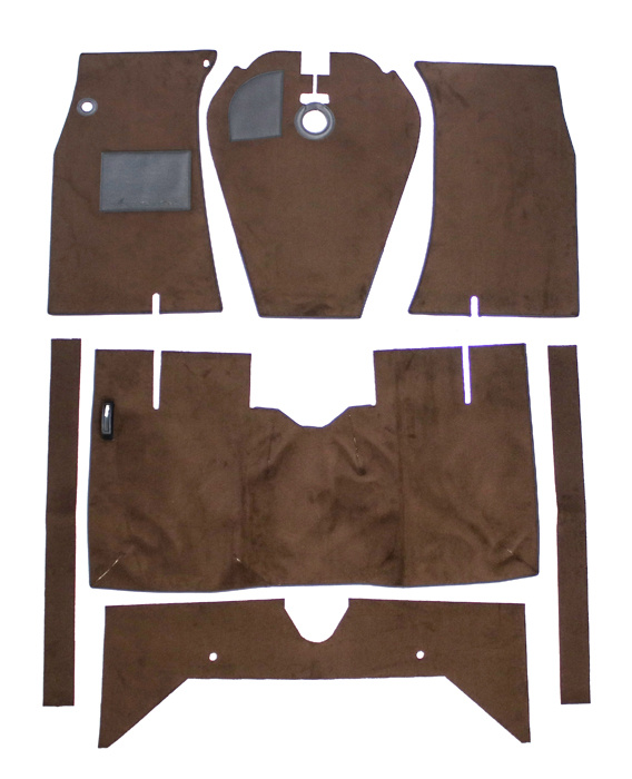 Carpet kit brown for Volvo 122 65-70 M/T
