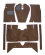 Carpet kit brown for Volvo 122 65-70 M/T