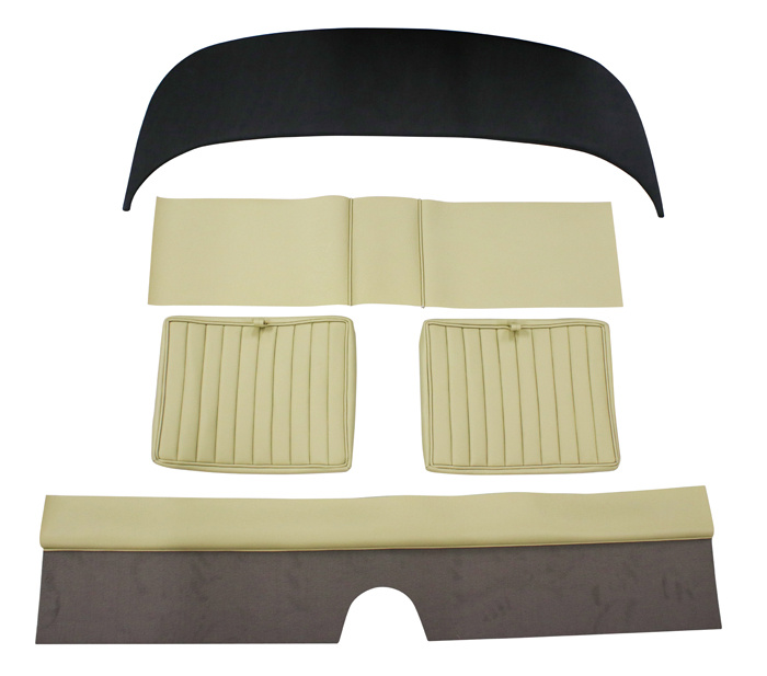 Rear seat kit P1800 61-62 white