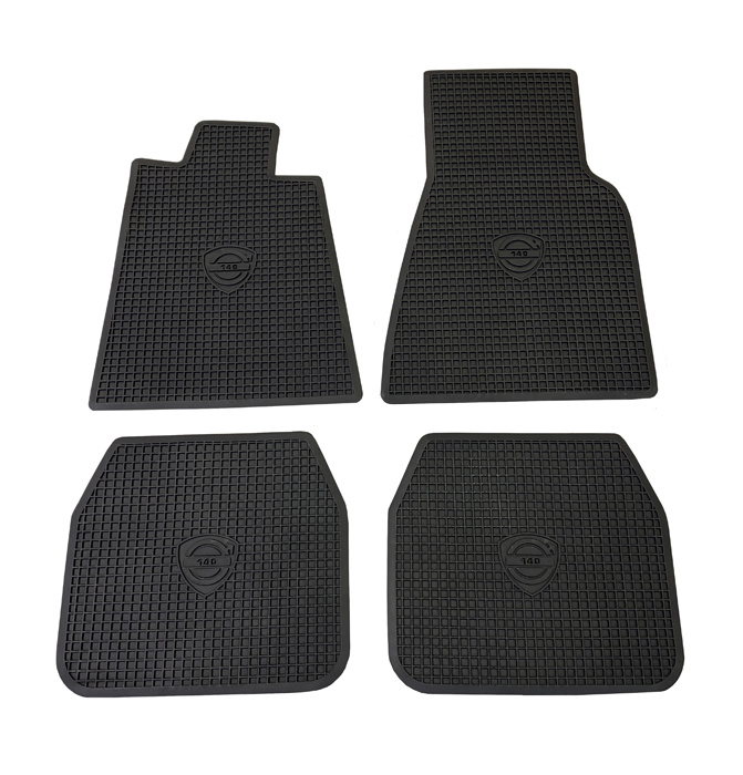 Accessory rubber mats 140 1967-71 black