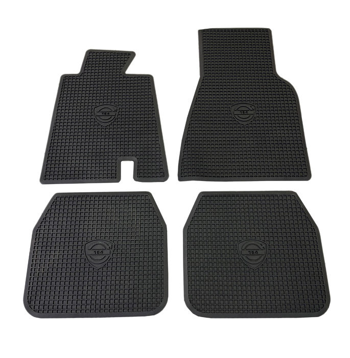 Accessory rubber mats 164 1969-71 black