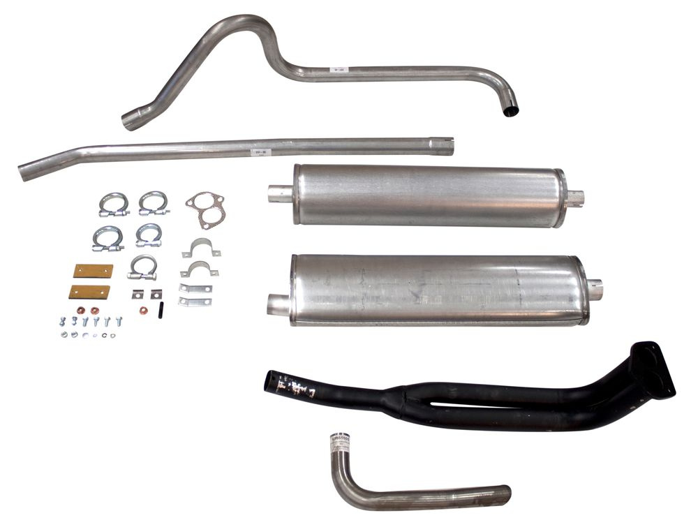Exhaust system PV B18 w.double downpipe